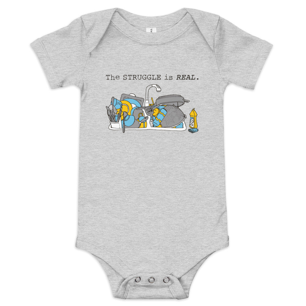 The Struggle Is Real Kid's Onesie