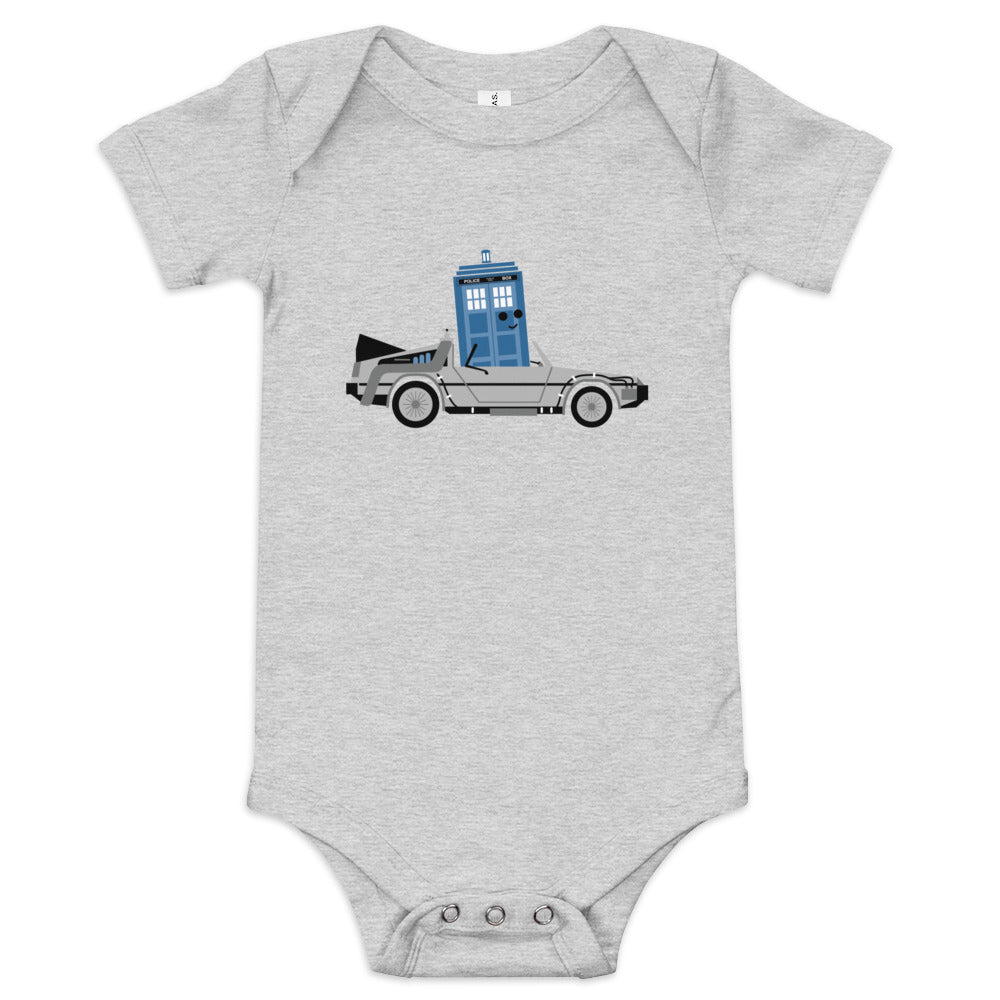 Time Machine x Two Kid's Onesie