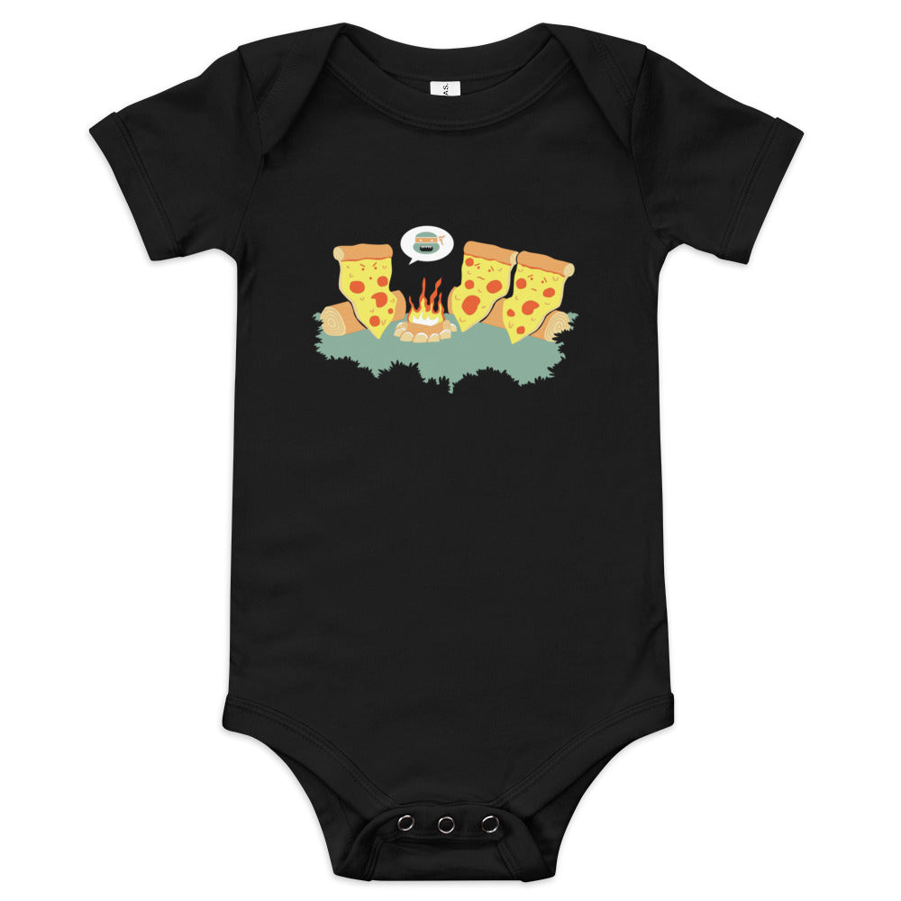 Pizza Campfire Story Kid's Onesie