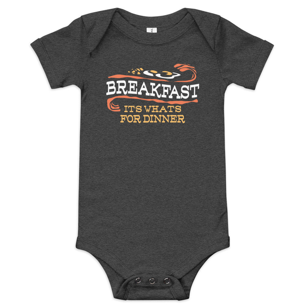 Breakfast, It's What's For Dinner Kid's Onesie