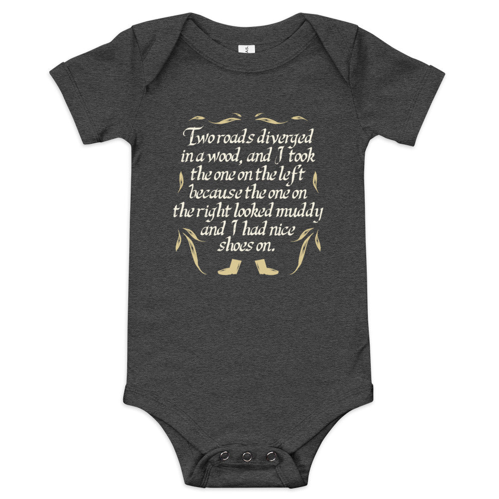 Two Roads Diverged Kid's Onesie