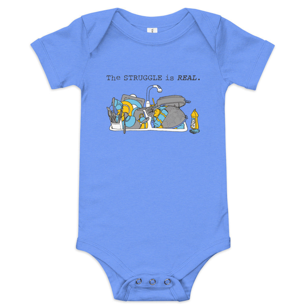 The Struggle Is Real Kid's Onesie