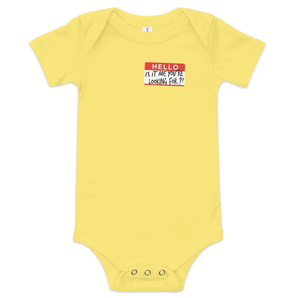 Hello, Is It Me You're Looking For? Kid's Onesie