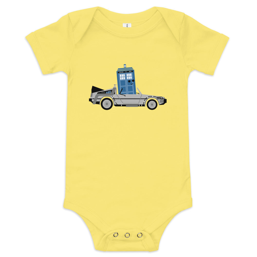 Time Machine x Two Kid's Onesie