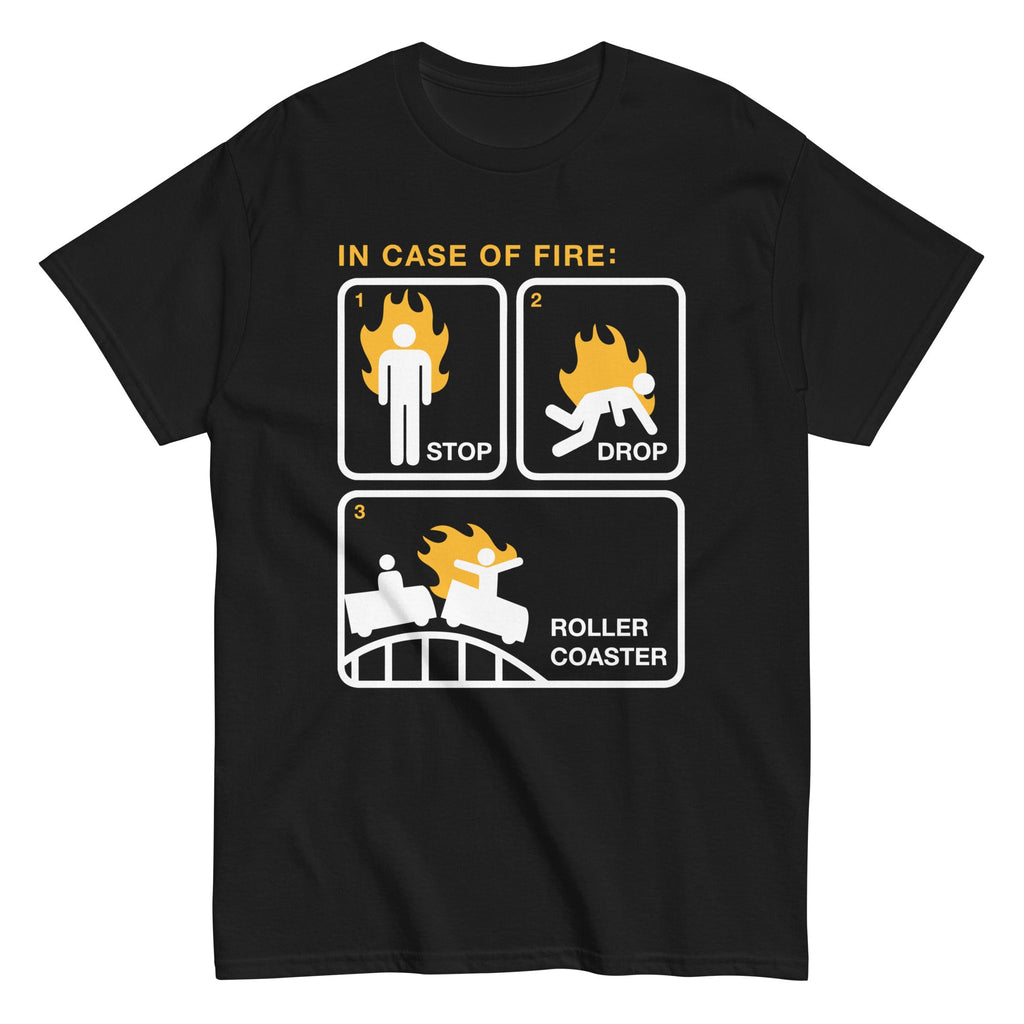 Stop Drop Roller Coaster Men's Classic Tee product image 3