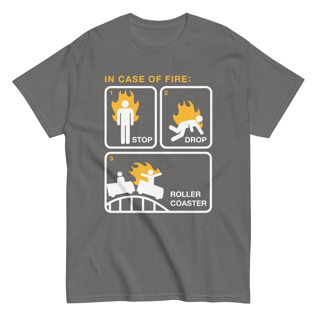 Stop Drop Roller Coaster Men's Classic Tee product image 6