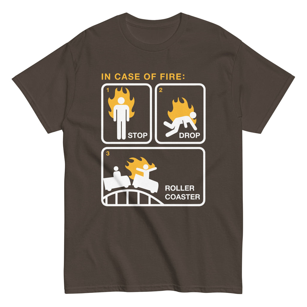 Stop Drop Roller Coaster Men's Classic Tee product image 5