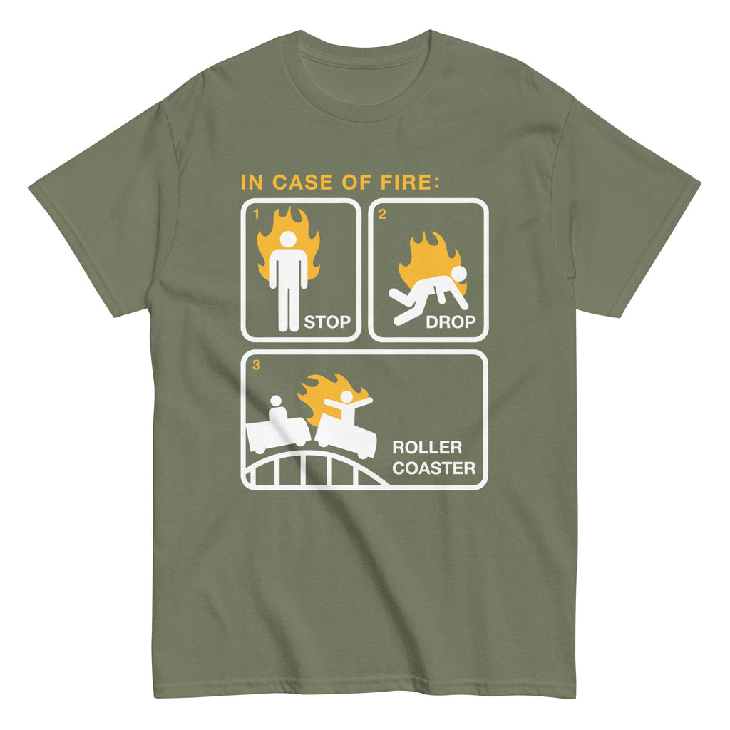 Stop Drop Roller Coaster Men's Classic Tee product image 7