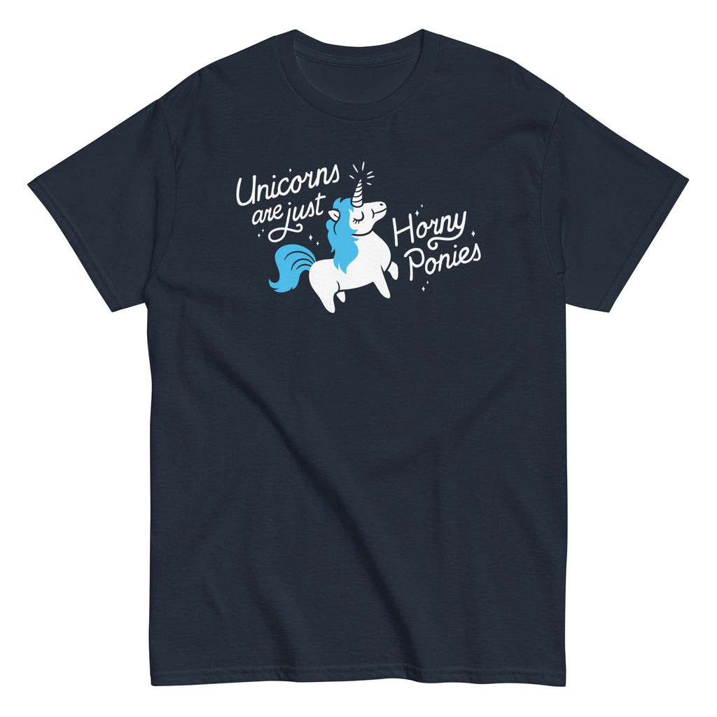 Unicorns Are Just Horny Ponies Men's Classic Tee product image 4