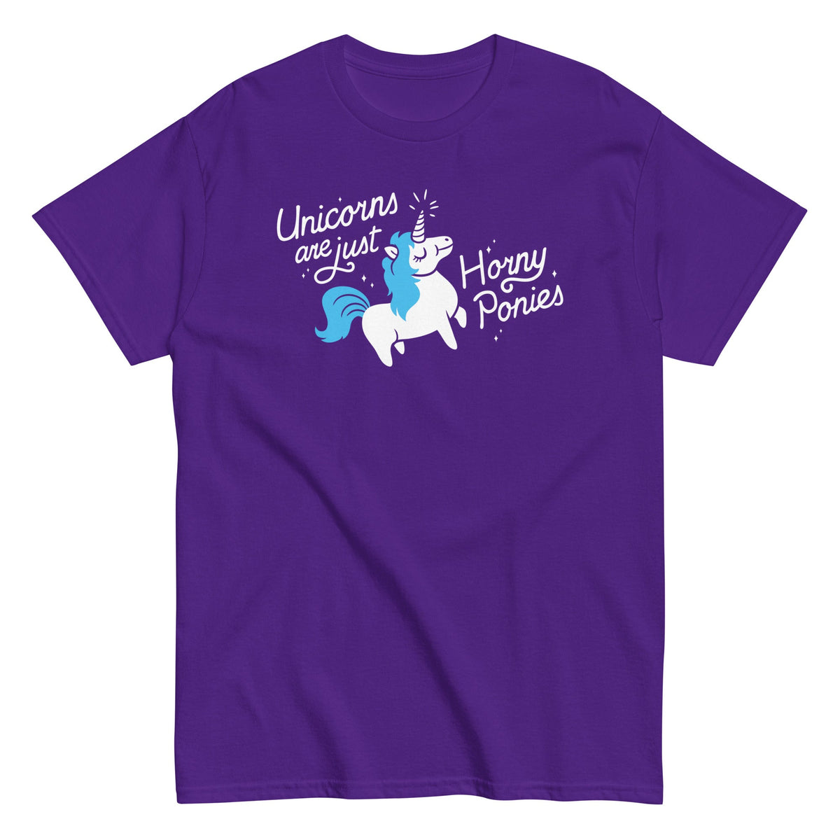 Unicorns Are Just Horny Ponies Men's Classic Tee product image 2