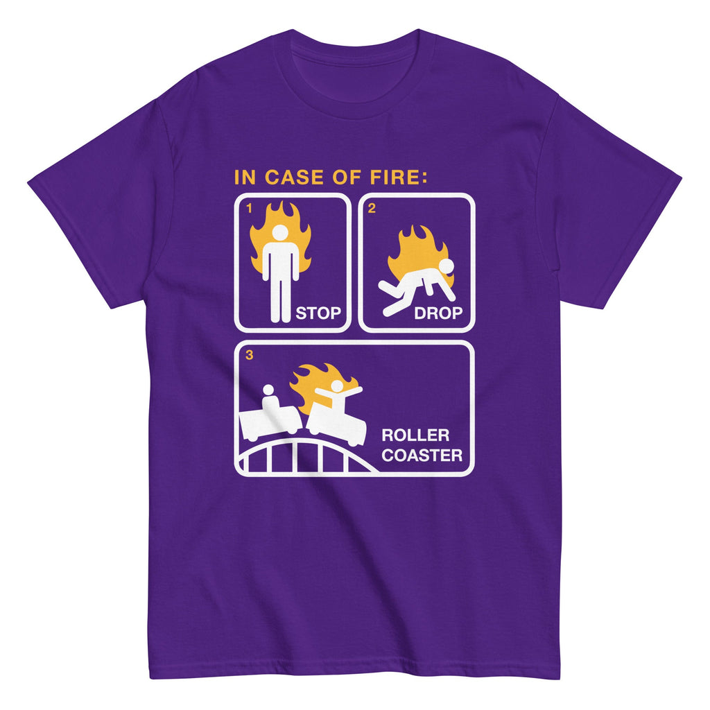 Stop Drop Roller Coaster Men's Classic Tee product image 4