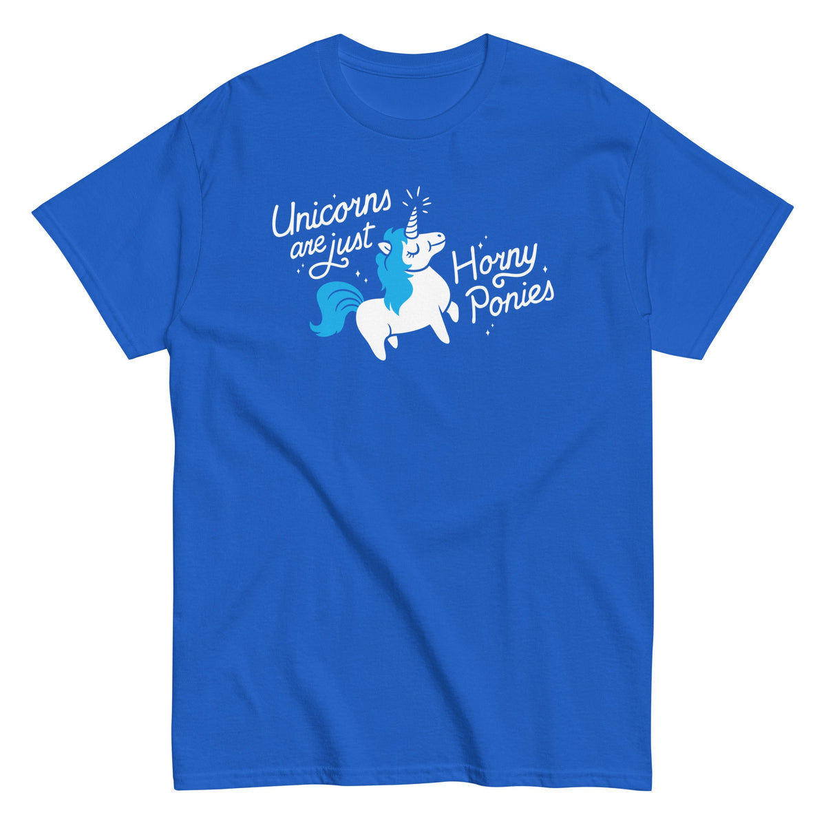 Unicorns Are Just Horny Ponies Men's Classic Tee product image 3
