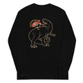Turkey Riding T-Rex Unisex Long Sleeve Tee product image 1