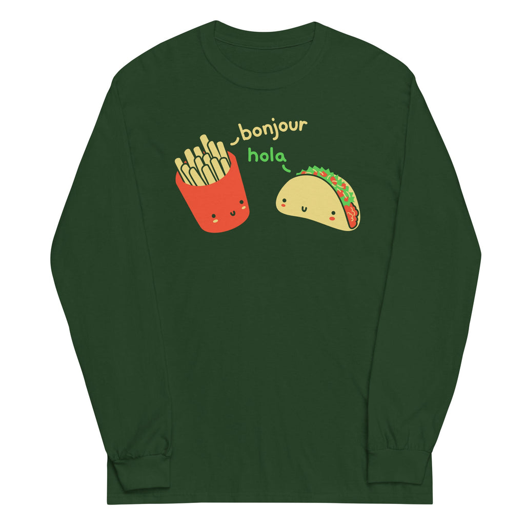 Hola Taco Unisex Long Sleeve Tee product image 4