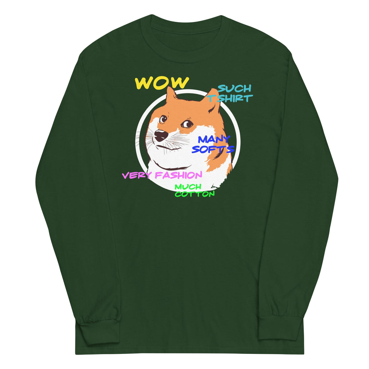 Doge Shirt Unisex Long Sleeve Tee product image 2