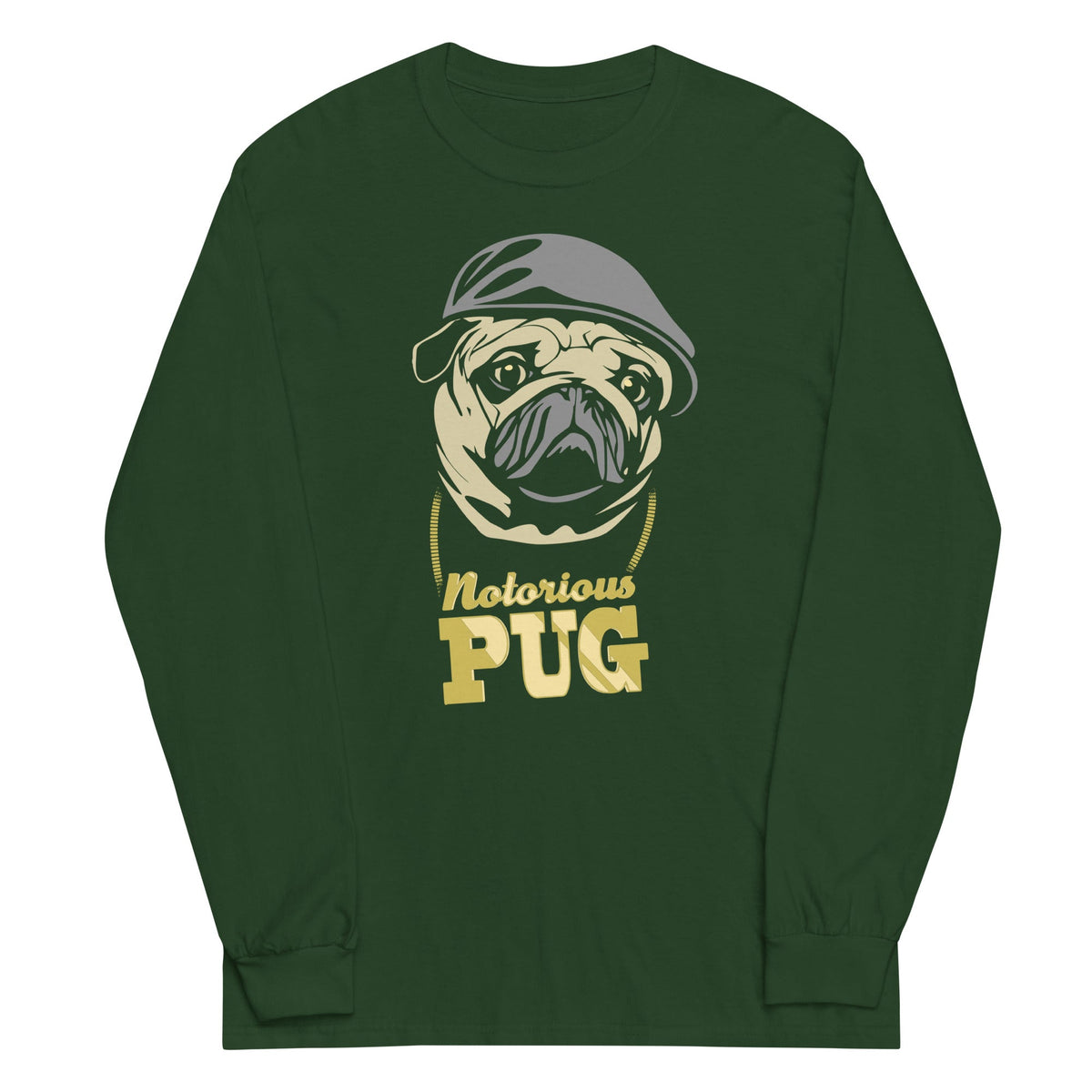 Notorious PUG Unisex Long Sleeve Tee product image 3