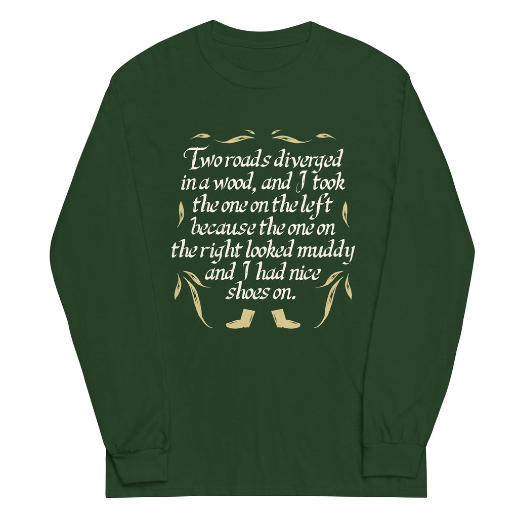 Two Roads Diverged Unisex Long Sleeve Tee product image 4