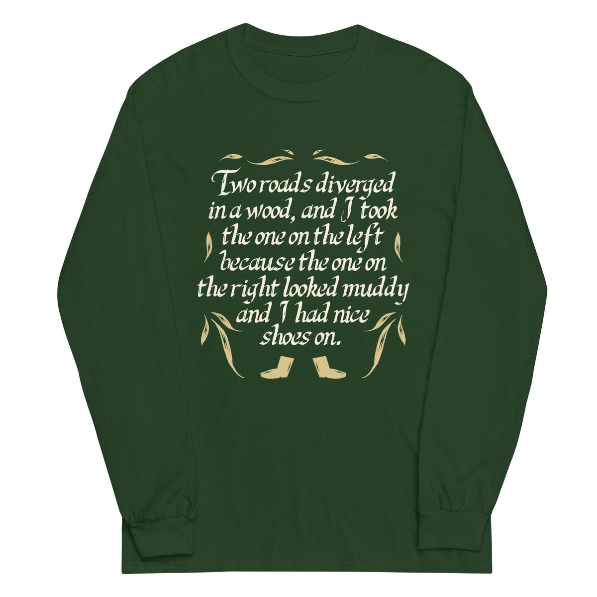 Two Roads Diverged Unisex Long Sleeve Tee product image 4