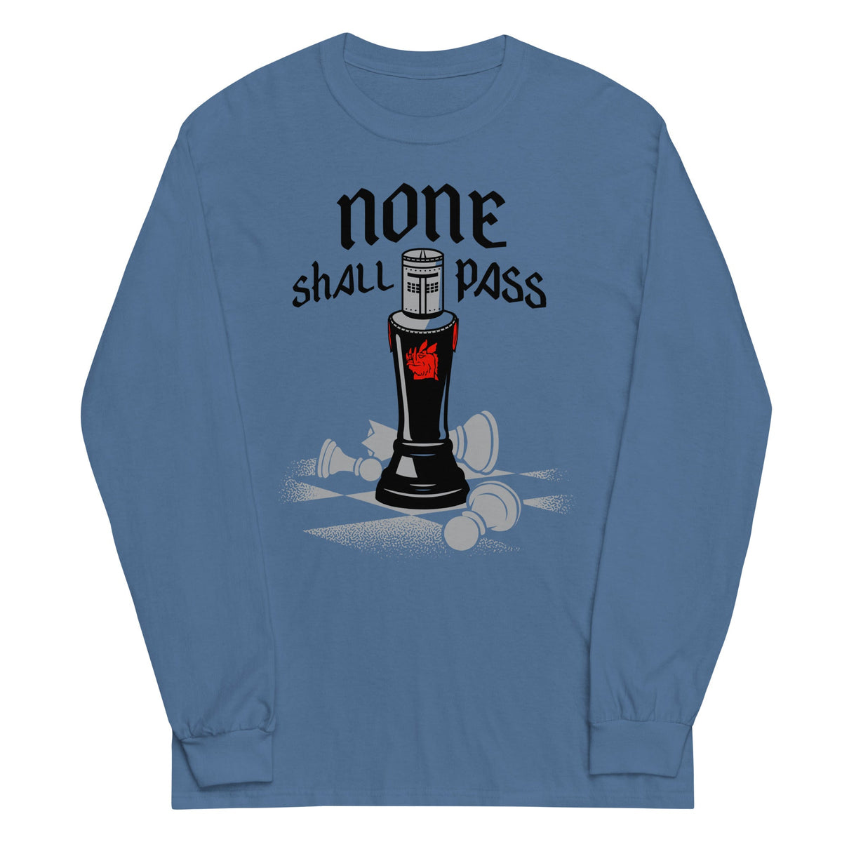 None Shall Pass Black Knight Unisex Long Sleeve Tee product image 3