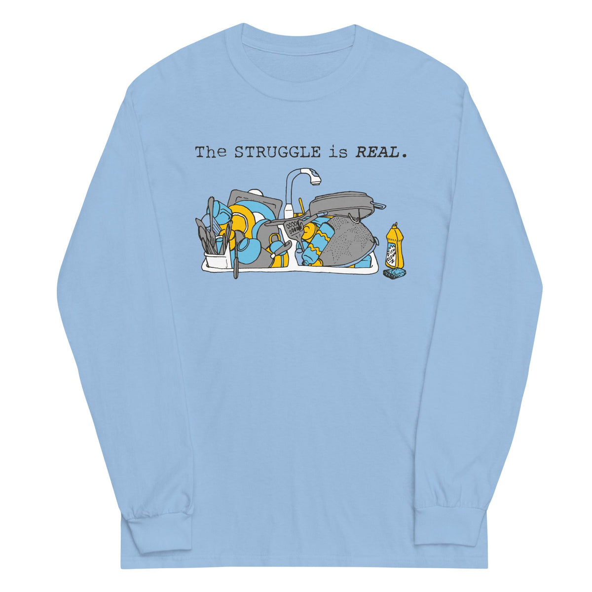 The Struggle Is Real Unisex Long Sleeve Tee product image 2