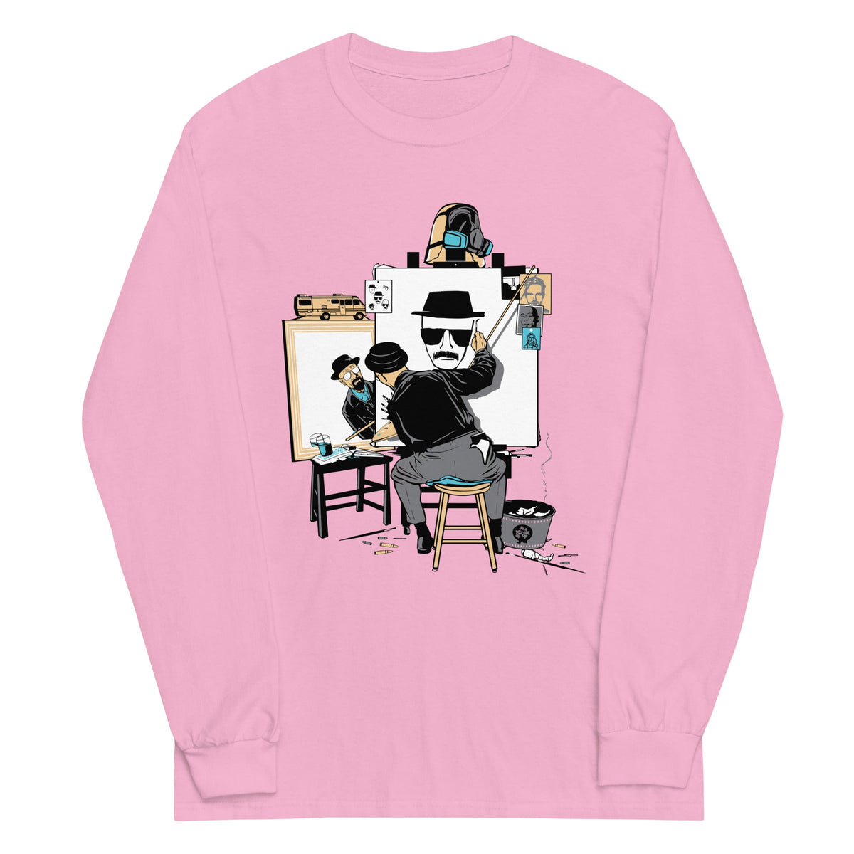 Heisenberg Self Portrait Unisex Long Sleeve Tee product image 3