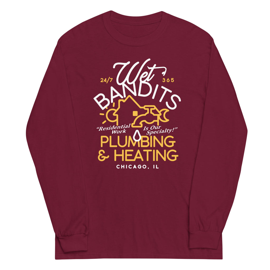 Wet Bandits Plumbing & Heating Unisex Long Sleeve Tee product image 1