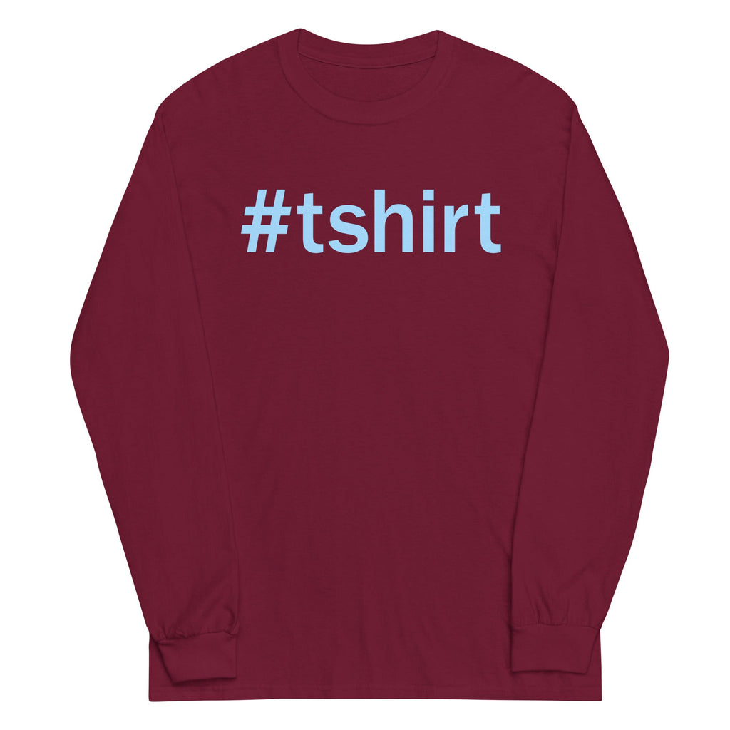 Hashtag T-Shirt Unisex Long Sleeve Tee product image 3