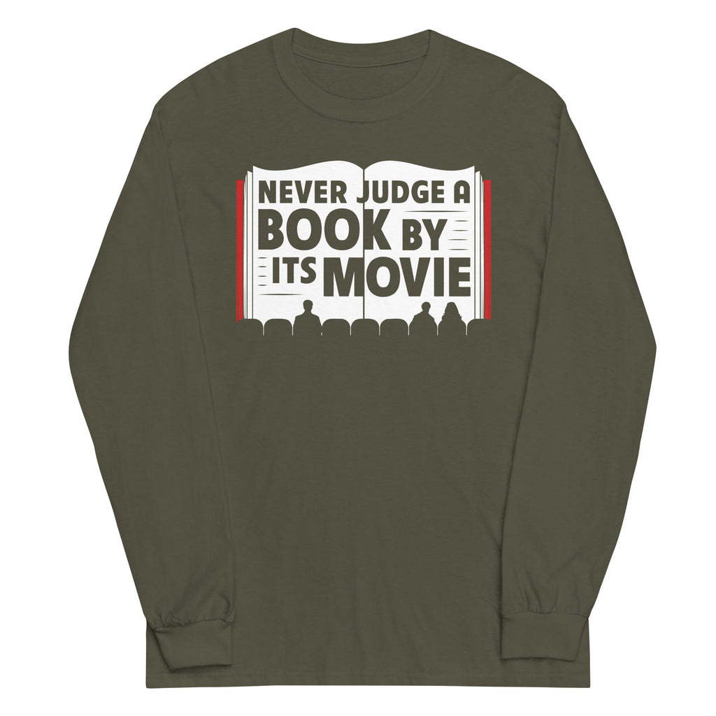 Never Judge A Book By Its Movie Unisex Long Sleeve Tee product image 5
