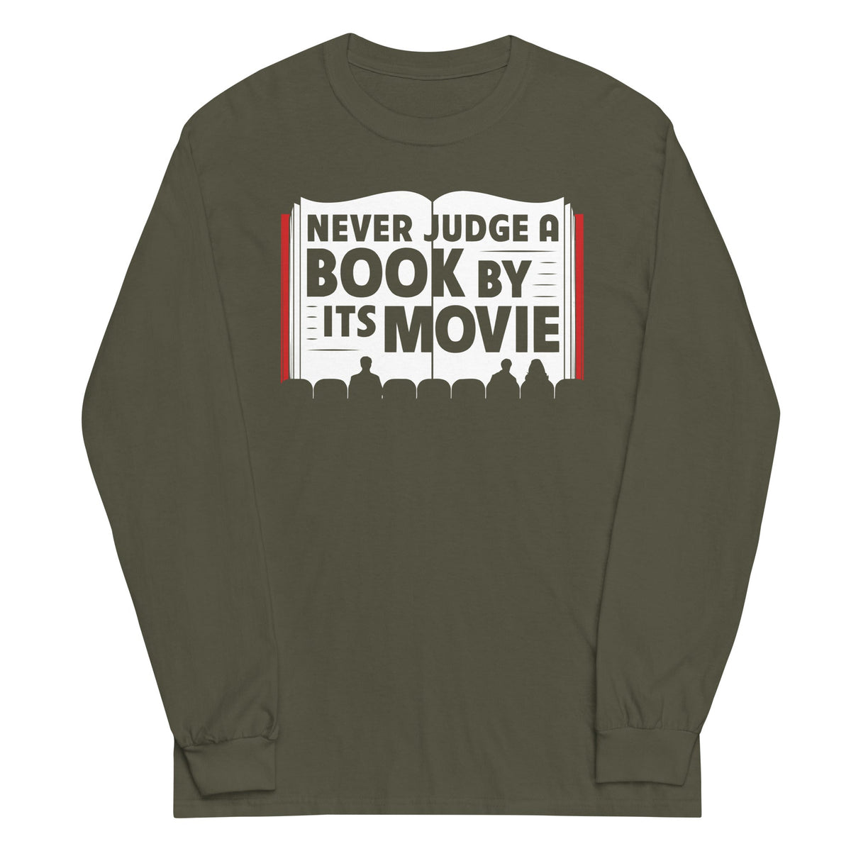 Never Judge A Book By Its Movie Unisex Long Sleeve Tee product image 5