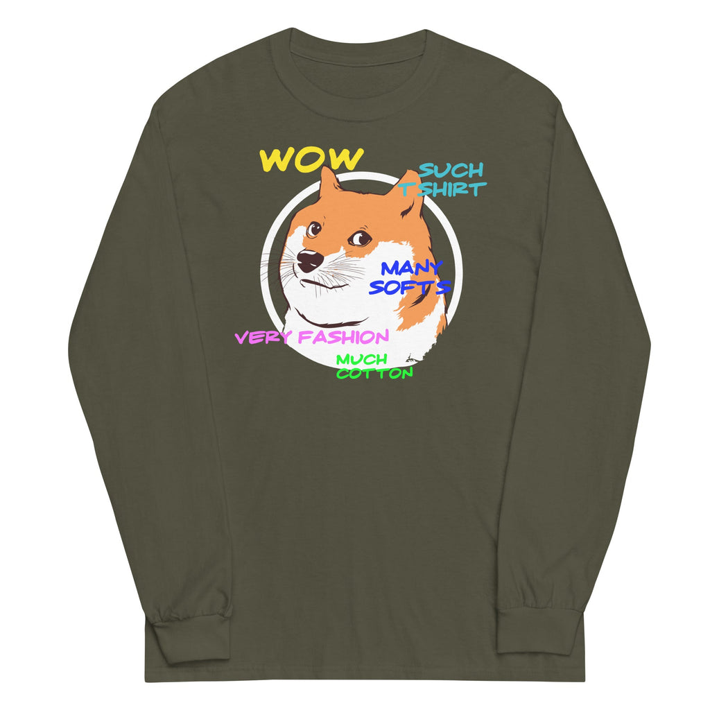 Doge Shirt Unisex Long Sleeve Tee product image 3