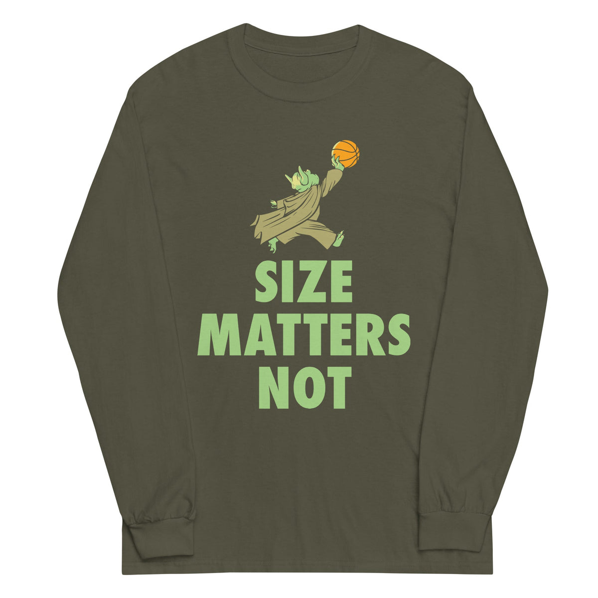 Size Matters Not Unisex Long Sleeve Tee product image 4
