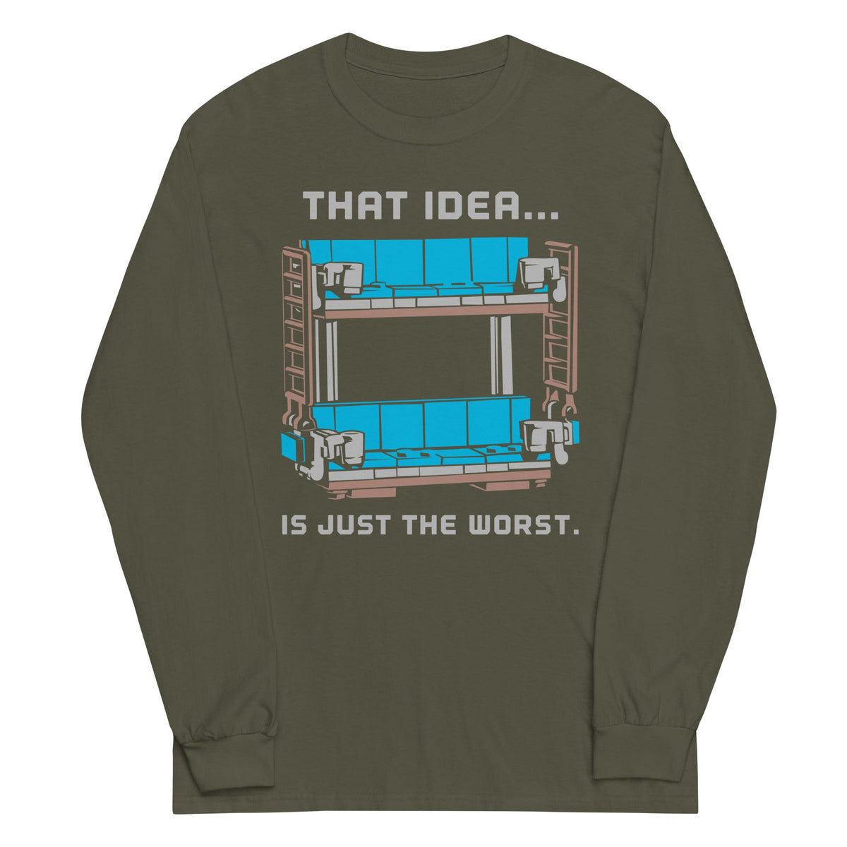 Double Decker Couch Unisex Long Sleeve Tee product image 3