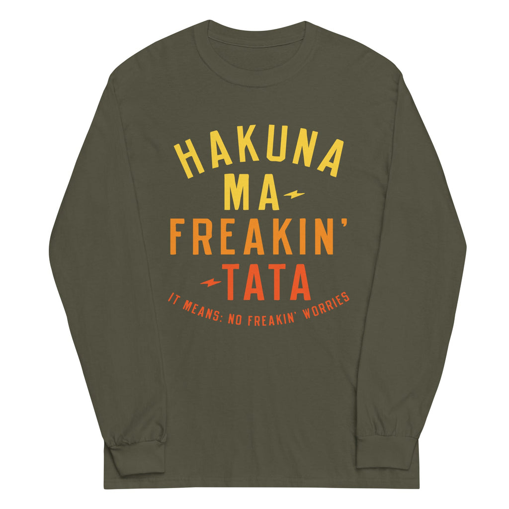 Hakuna Ma-Freakin-Tata Unisex Long Sleeve Tee product image 4