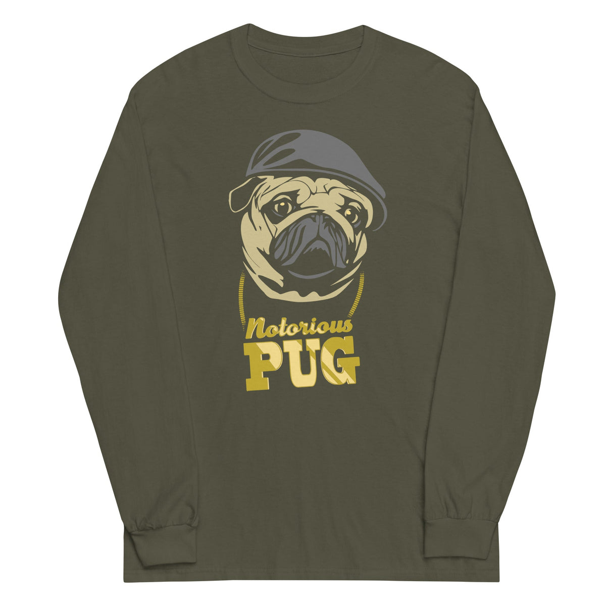 Notorious PUG Unisex Long Sleeve Tee product image 4