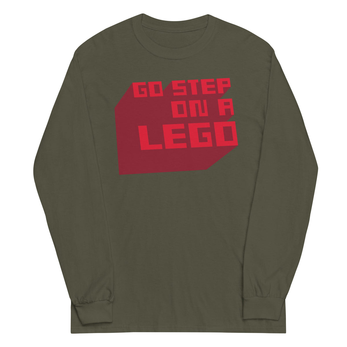 Go Step On A Lego Unisex Long Sleeve Tee product image 4