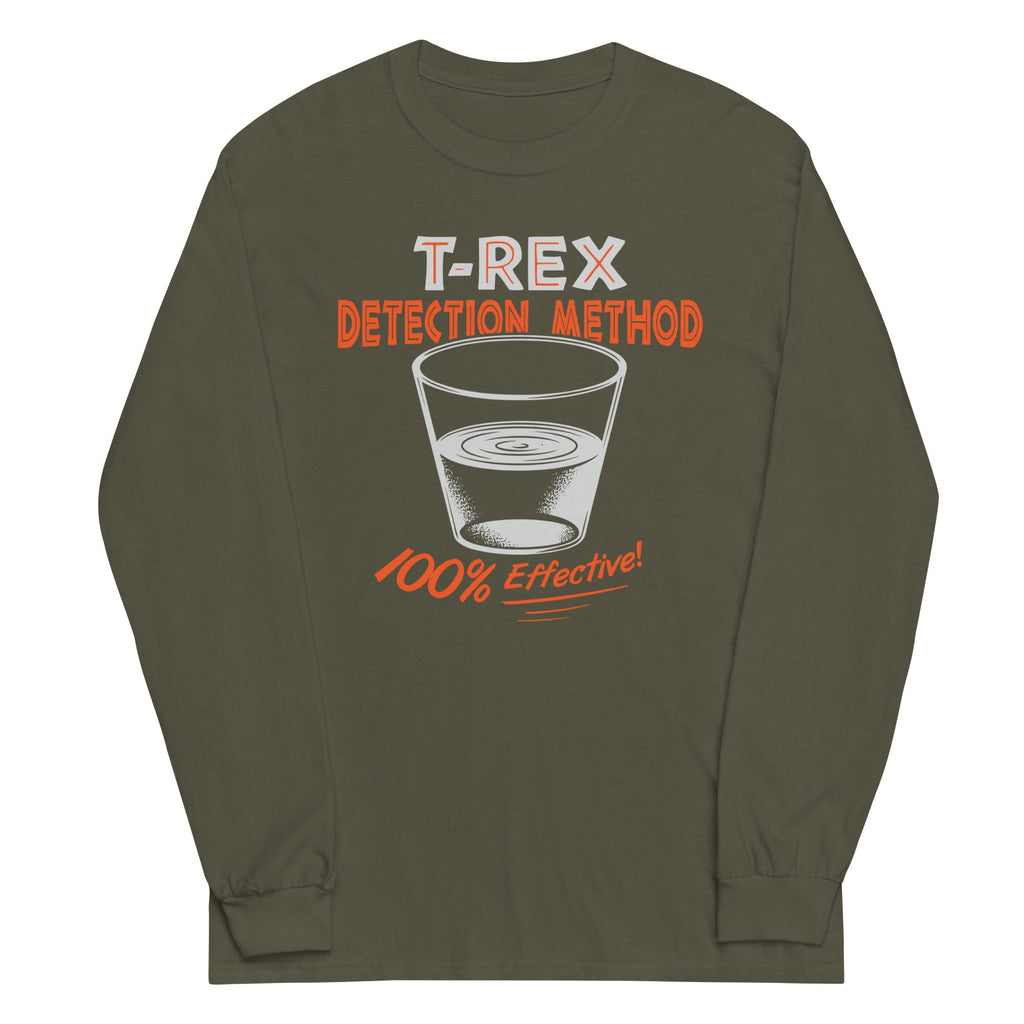 T-Rex Detection Method Unisex Long Sleeve Tee product image 1