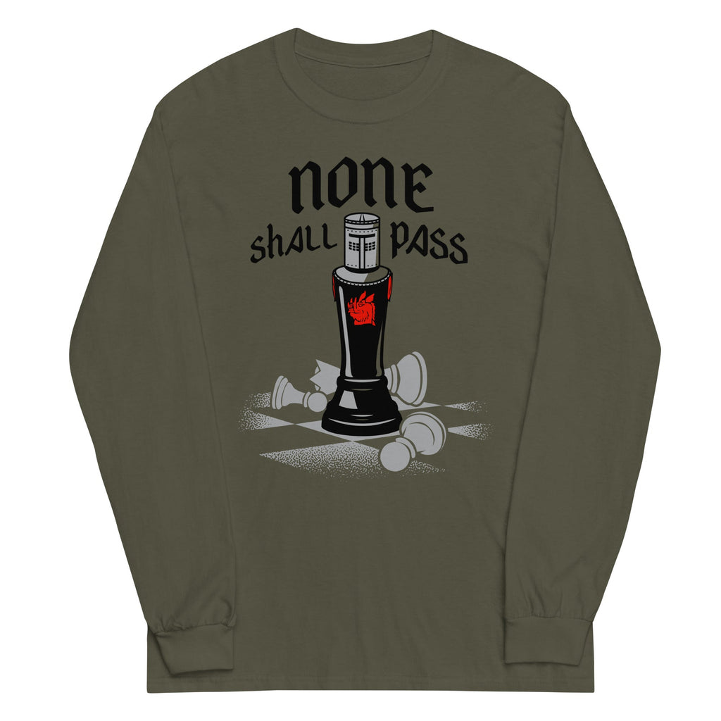 None Shall Pass Black Knight Unisex Long Sleeve Tee product image 2
