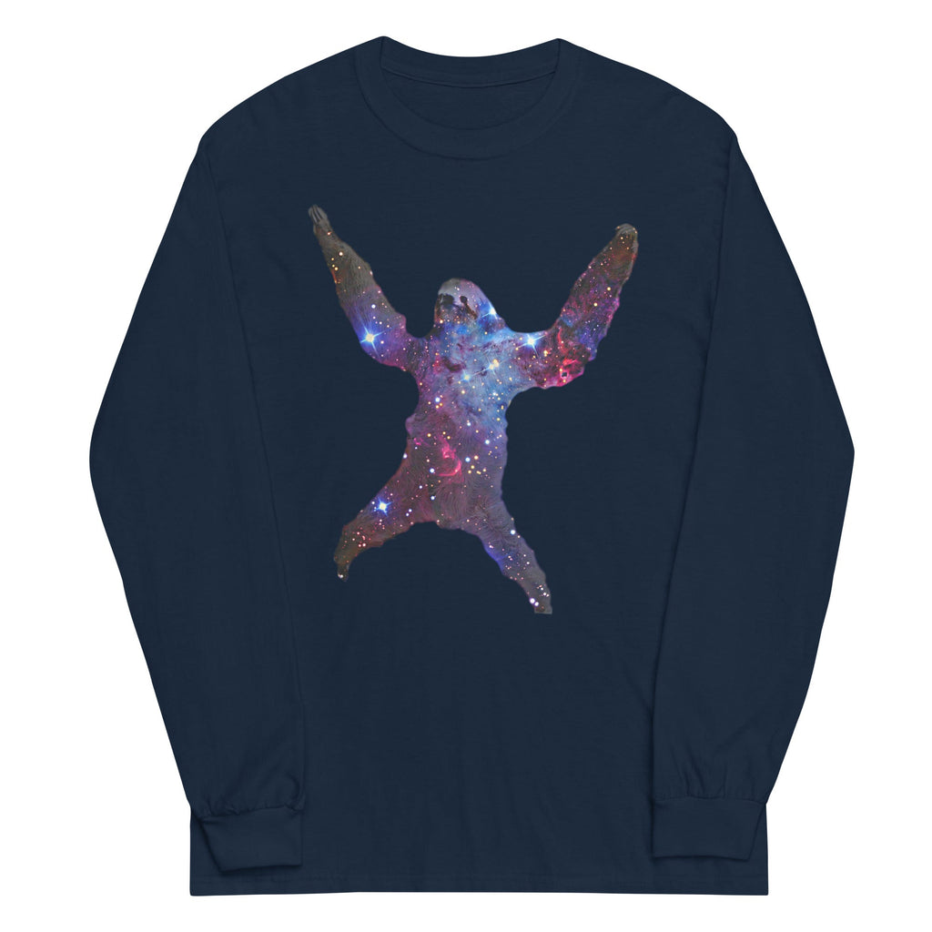 Sloth Nebula Unisex Long Sleeve Tee product image 2