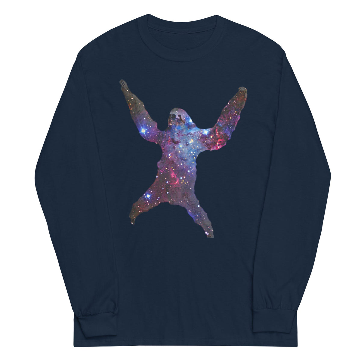 Sloth Nebula Unisex Long Sleeve Tee product image 2