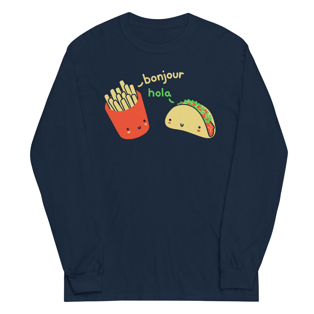 Hola Taco Unisex Long Sleeve Tee product image 3