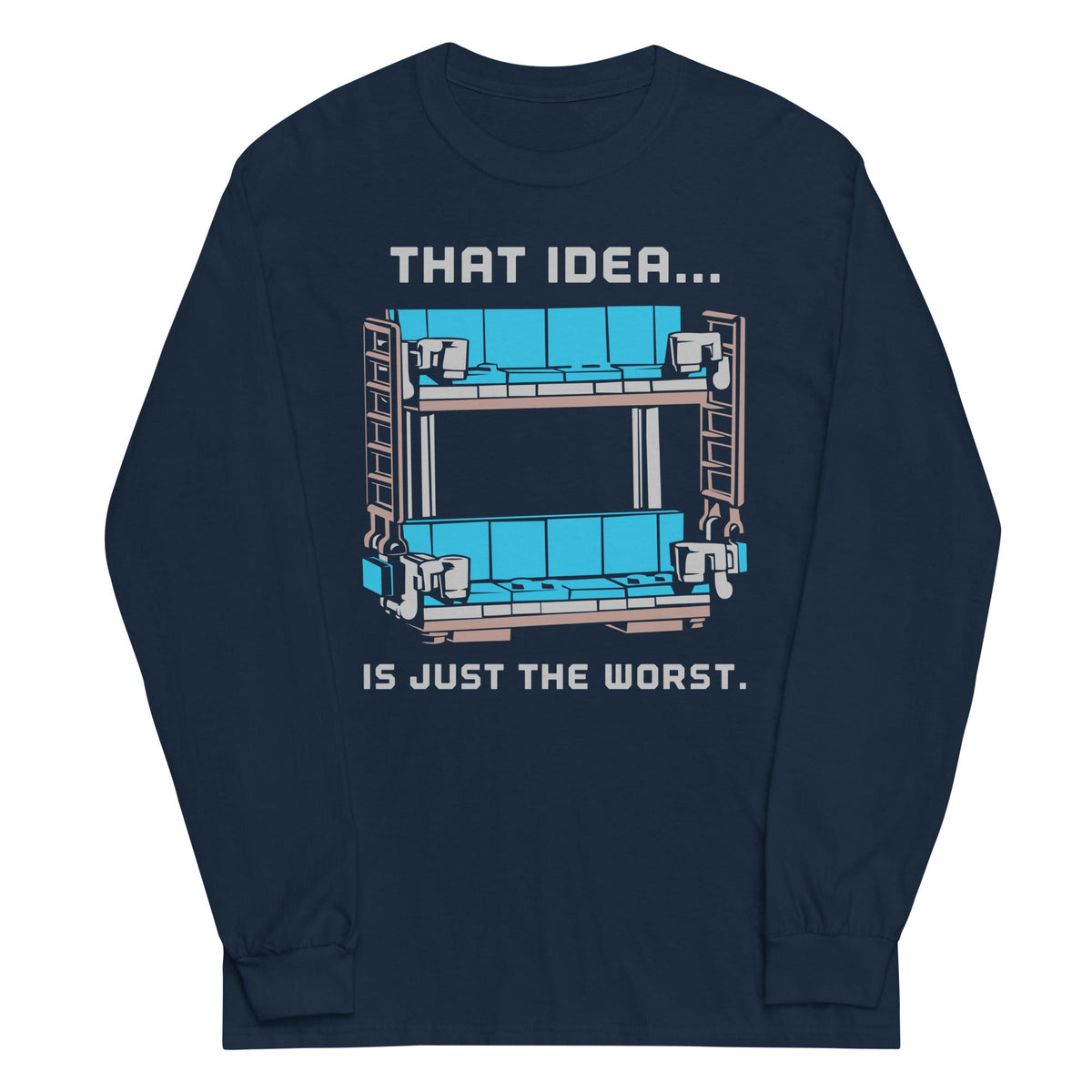 Double Decker Couch Unisex Long Sleeve Tee product image 1