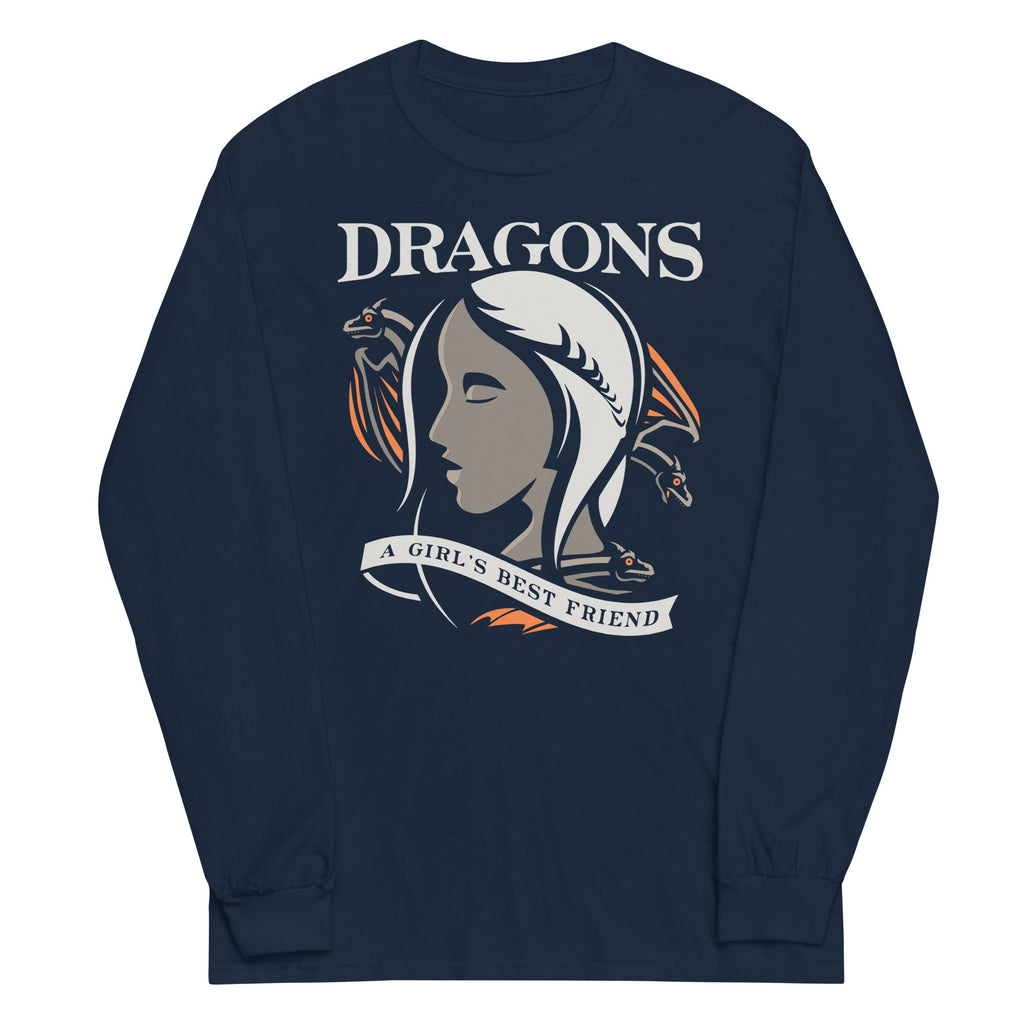 Dragons Are A Girl's Best Friend Unisex Long Sleeve Tee product image 1