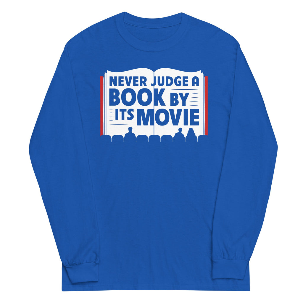 Never Judge A Book By Its Movie Unisex Long Sleeve Tee product image 4