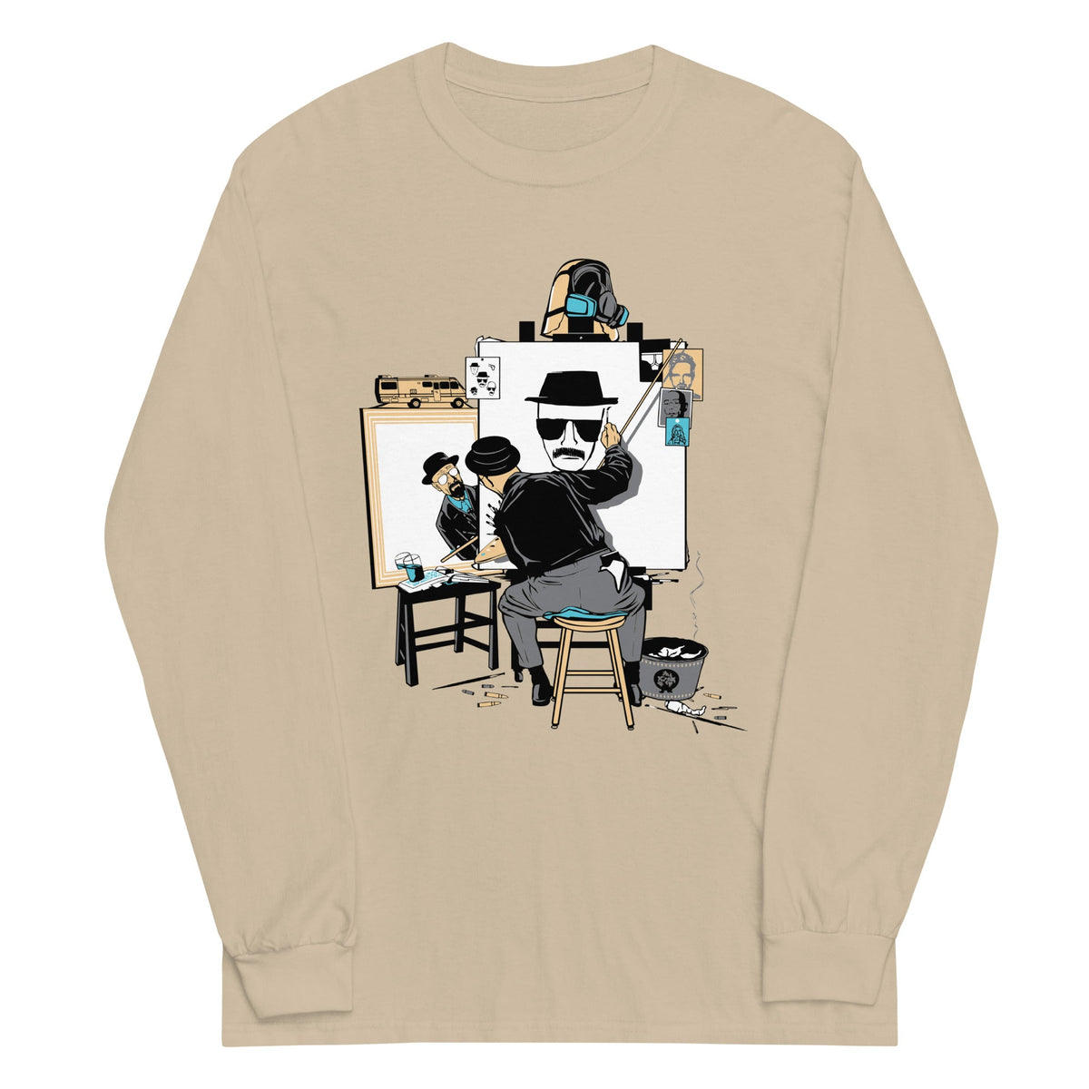 Heisenberg Self Portrait Unisex Long Sleeve Tee product image 2