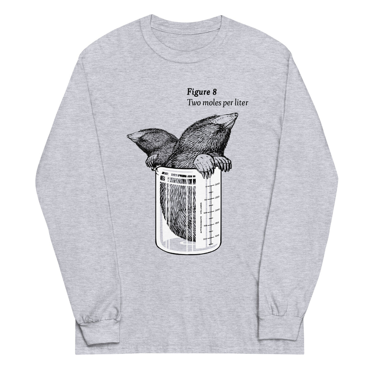 Two Moles Per Liter Unisex Long Sleeve Tee product image 1