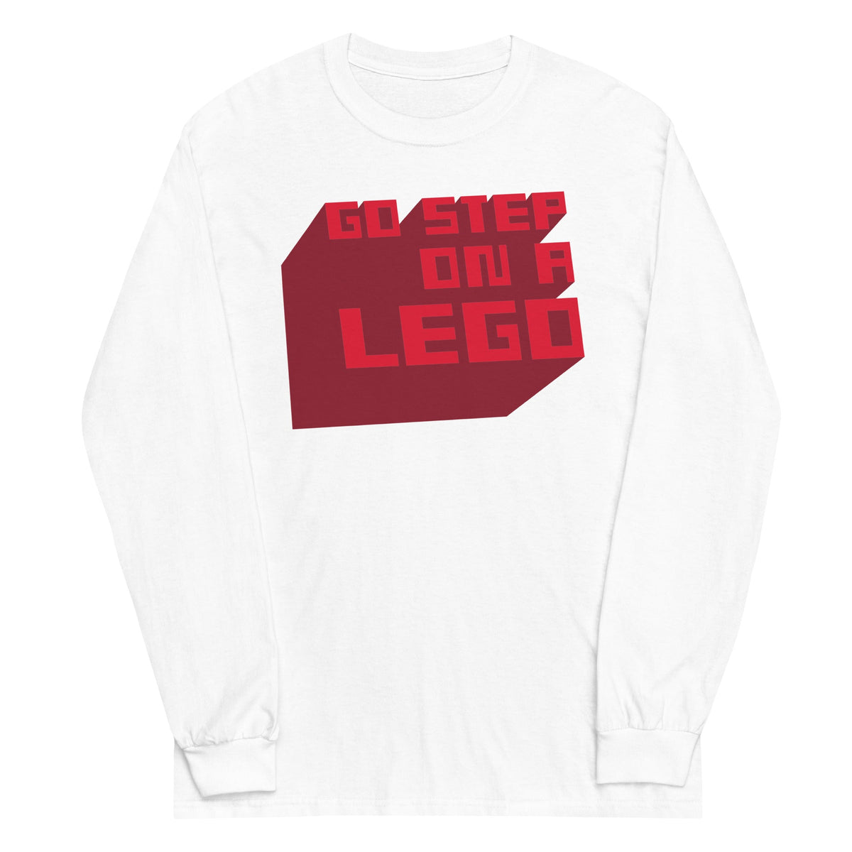 Go Step On A Lego Unisex Long Sleeve Tee product image 5
