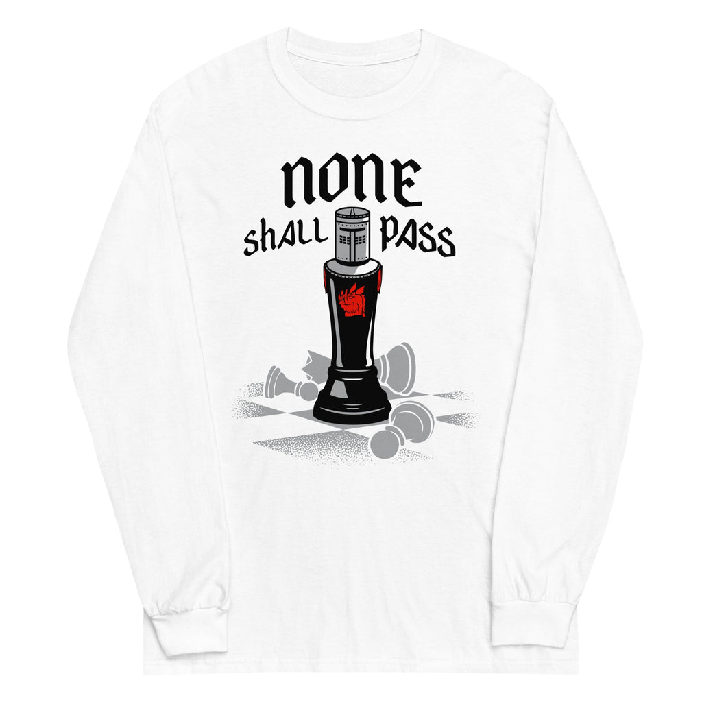 None Shall Pass Black Knight Unisex Long Sleeve Tee product image 1