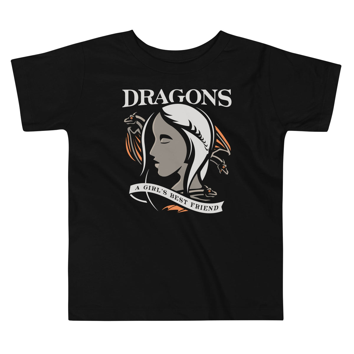 Dragons Are A Girl's Best Friend Kid's Toddler Tee product image 1