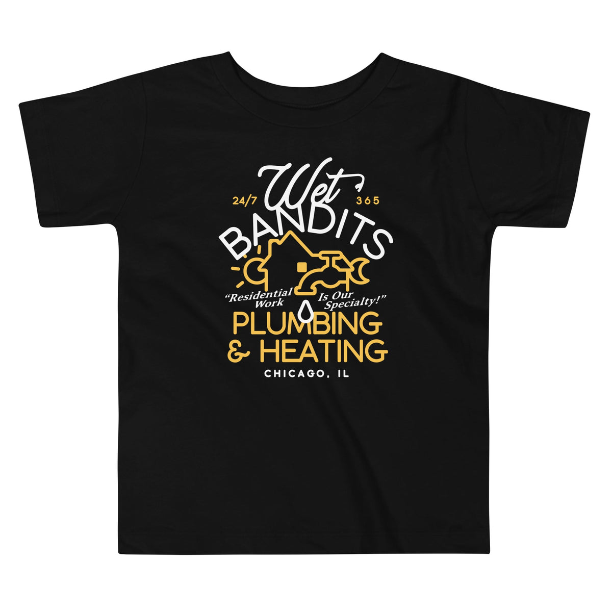 Wet Bandits Plumbing & Heating Kid's Toddler Tee product image 1