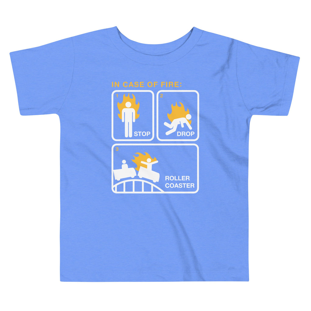 Stop Drop Roller Coaster Kid's Toddler Tee product image 2